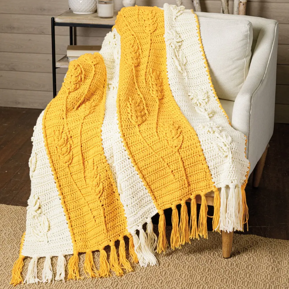 Farmhouse Style Crochet Throw Kit
