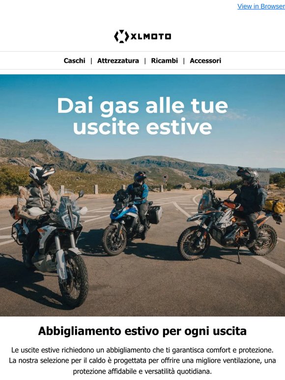 Dai gas alle tue uscite estive