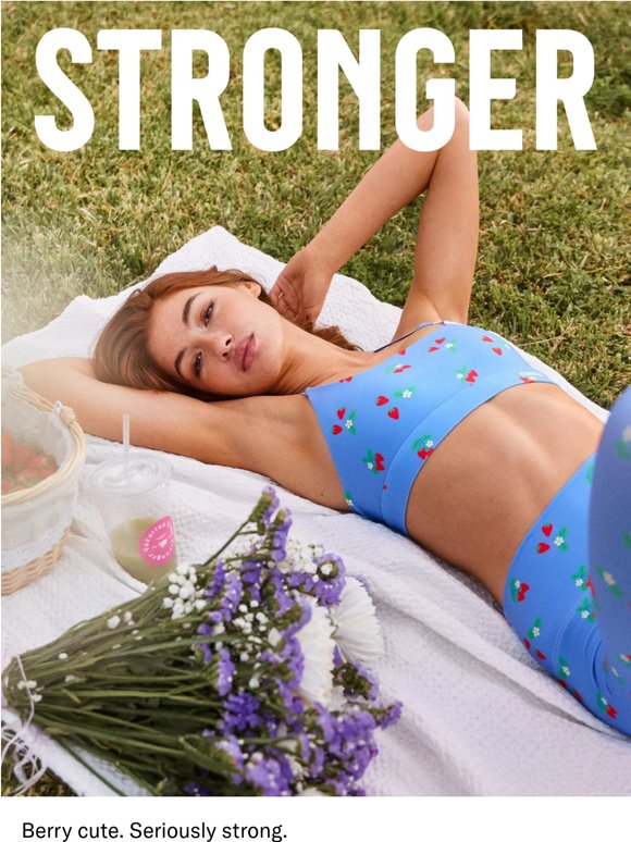 Ready for strawberry-printed activewear?