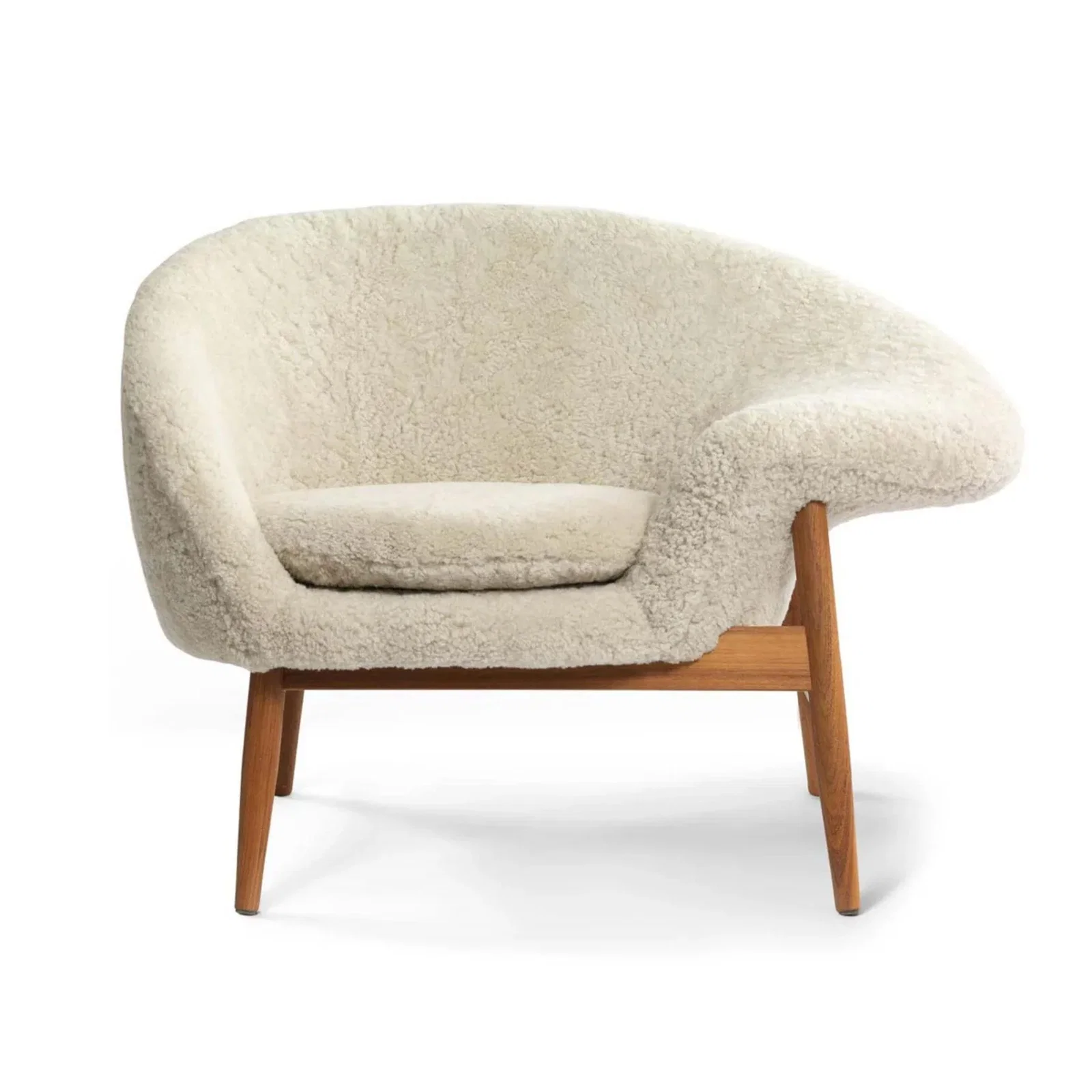 Image of Warm Nordic Fried Egg Lounge Chair