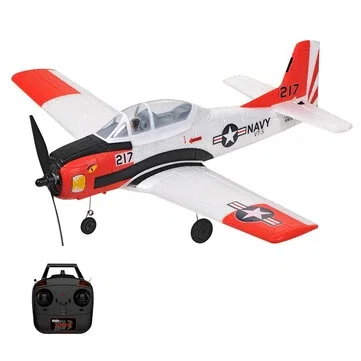 TOP RC HOBBY MINI T28 450mm Wingspan 2.4GHz 4CH 6-Axis Gyro One Key Aerobatics EPP RC Airplane RTF for Beginners