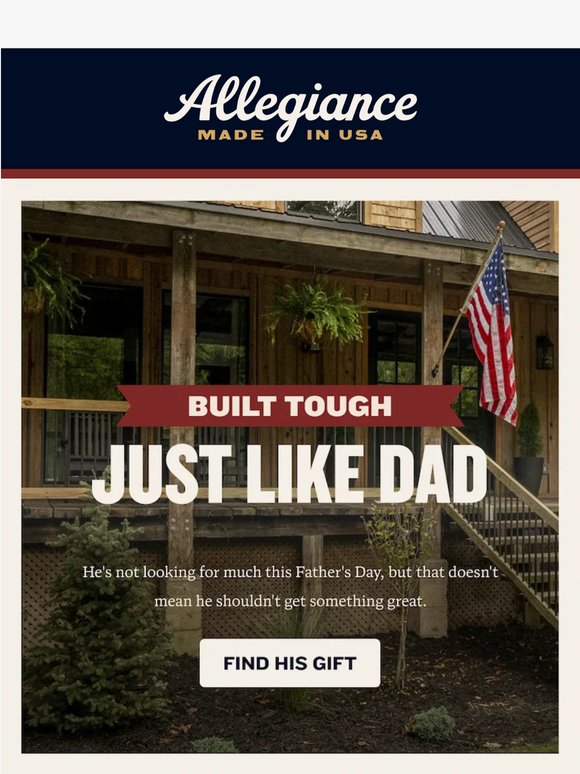 Built Tough, Like Dad
