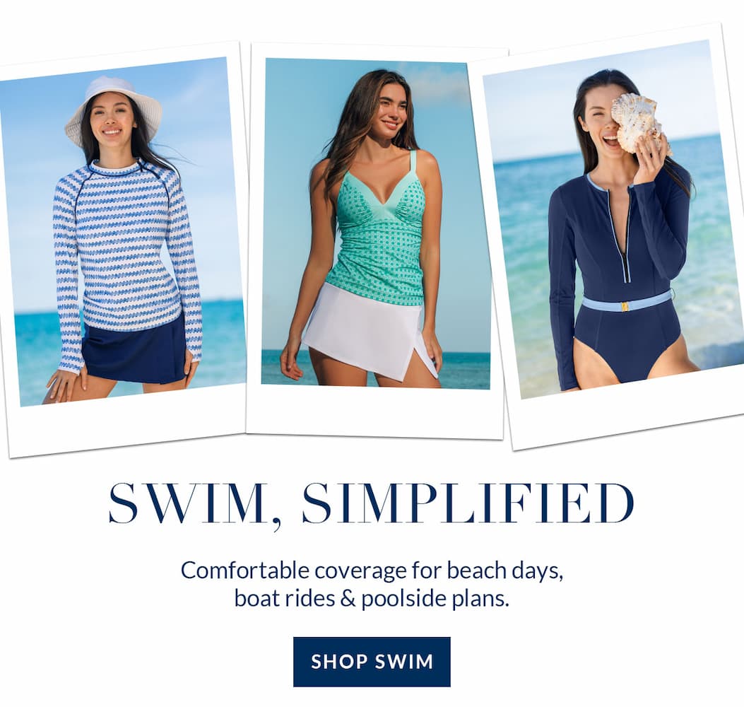 Shop ultra-flattering swimwear