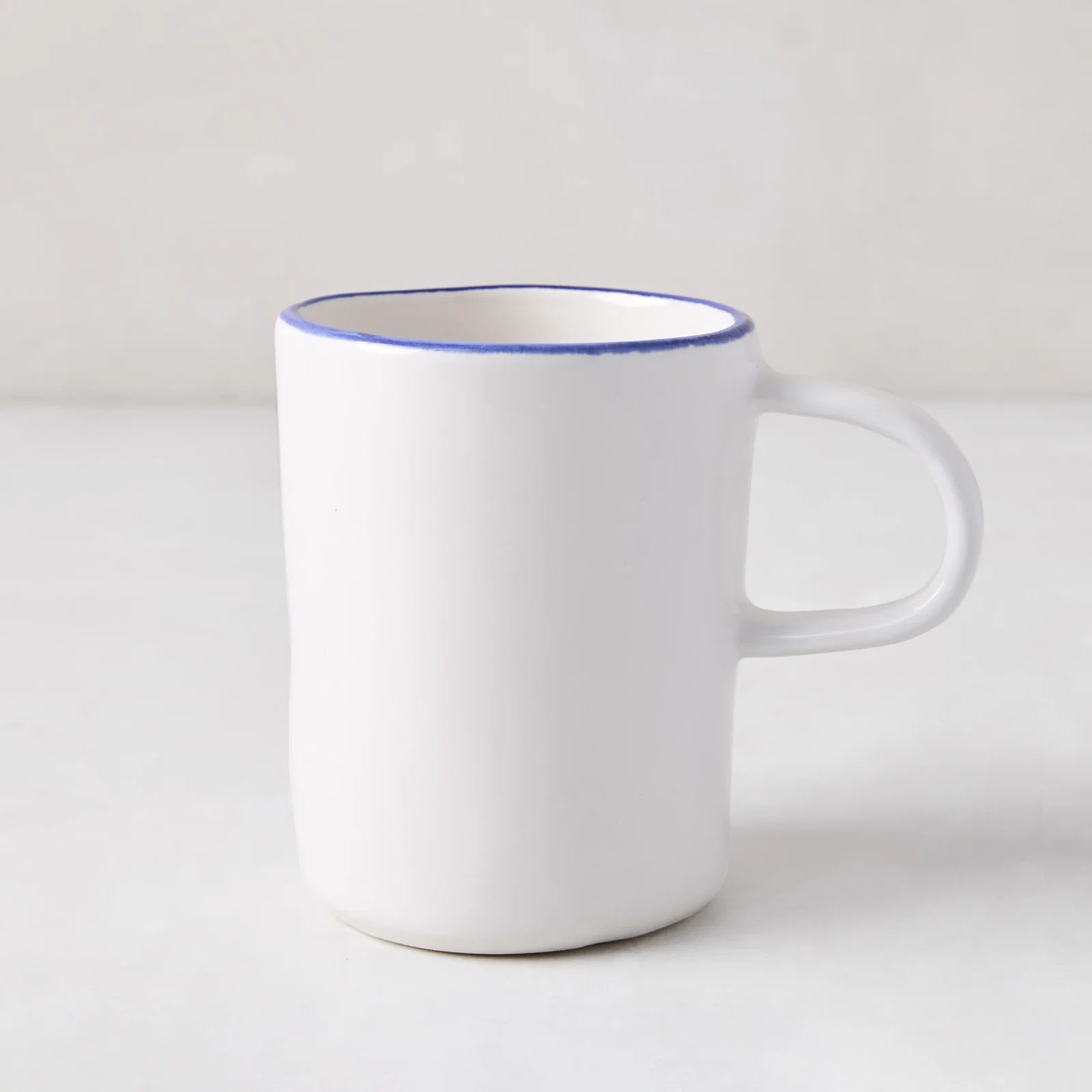 Image of Pacific Blue-Rimmed Stoneware Mug