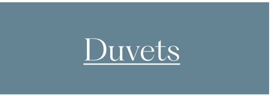 Duvets