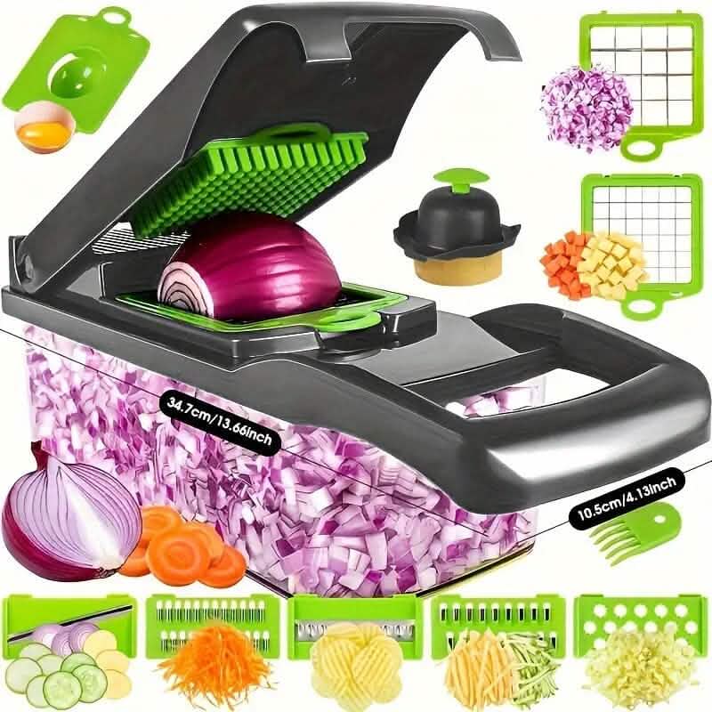 Image of 14-in-1 Kitchen Vegetable Chopper
