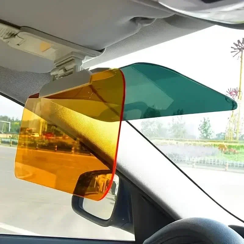 Image of Dual-Use Car Sun Visor – Polarized Day & Night Anti-Glare, UV Resistant