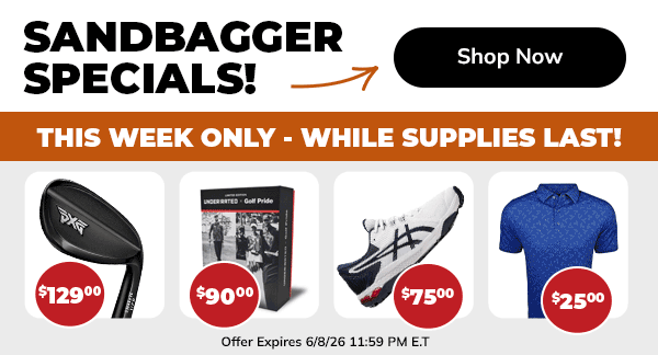 SANDBAGGER SPECIALS - Huge Savings on Essential Gear - This Week Only! Shop Now!