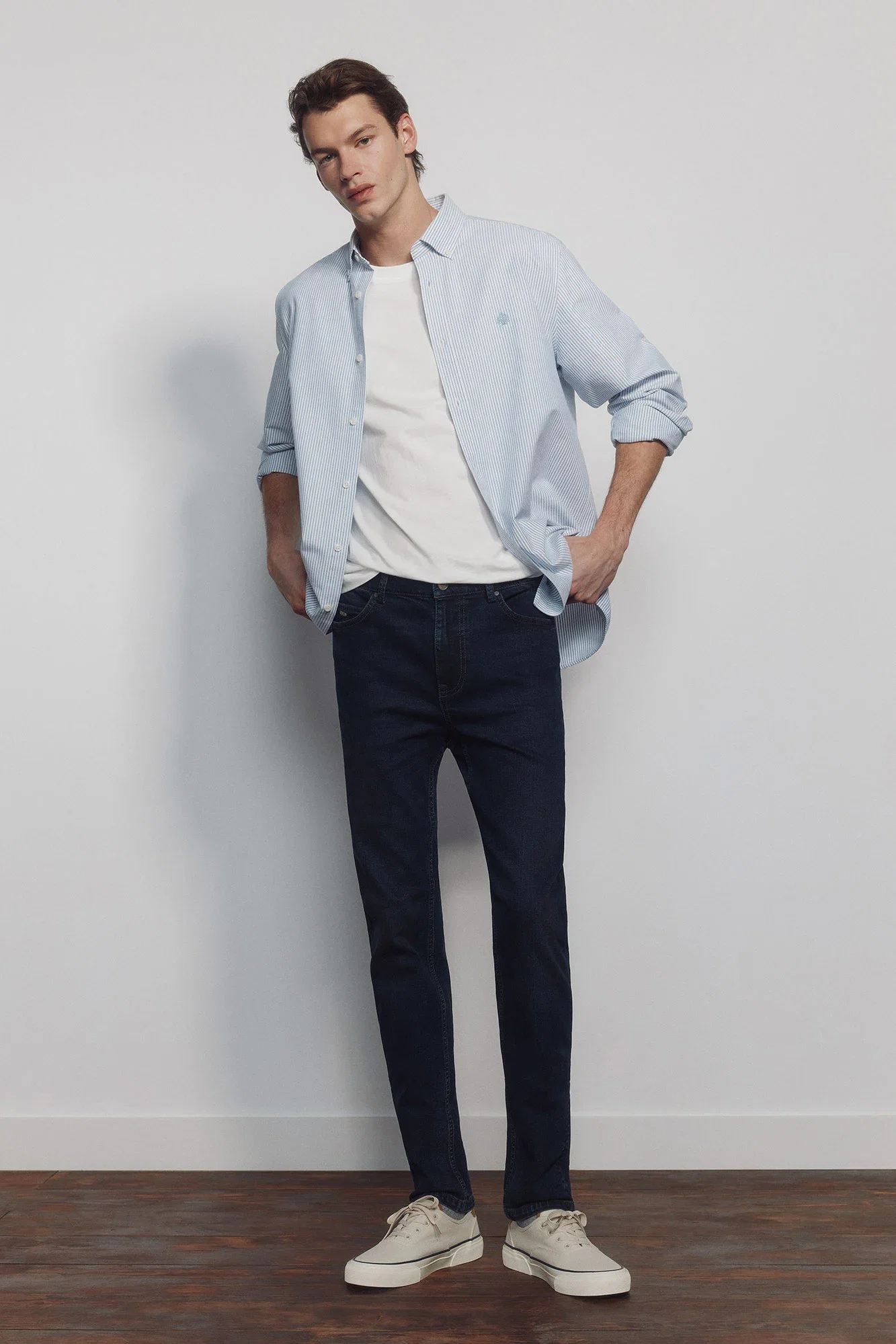Jeans azul muy oscuro skinny fit