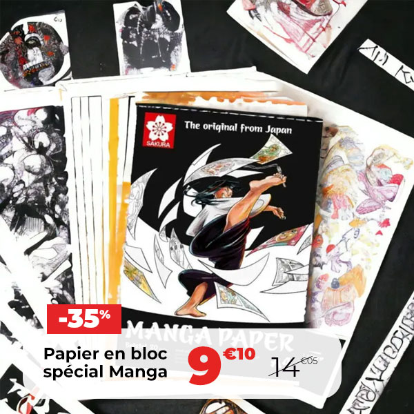 Papier en bloc spécial Manga - Sakura