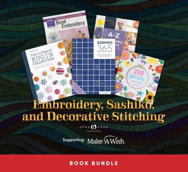 Level up your stitching game with this bundle of instruction and inspiration books from Open Road!