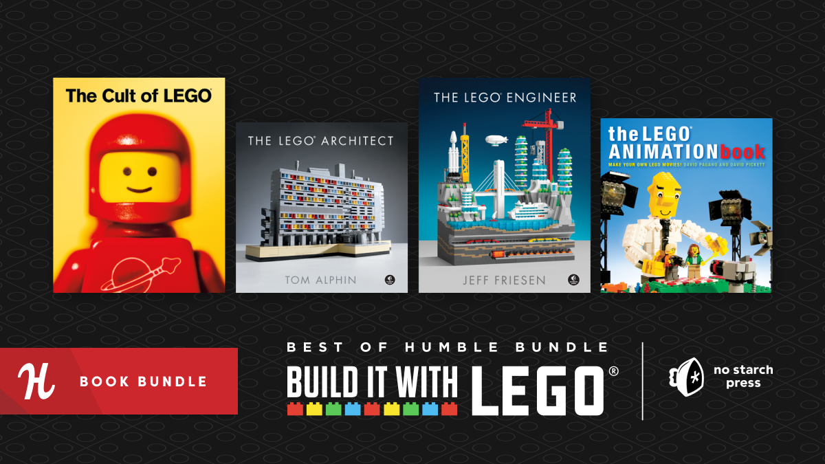 Let’s learn all about LEGO! The Build it With LEGO Bundle by No Starch is one of our most popular bundles ever and is jam-packed with addictive page-turners like The Art of the Brick, The Cult of LEGO, and more! 