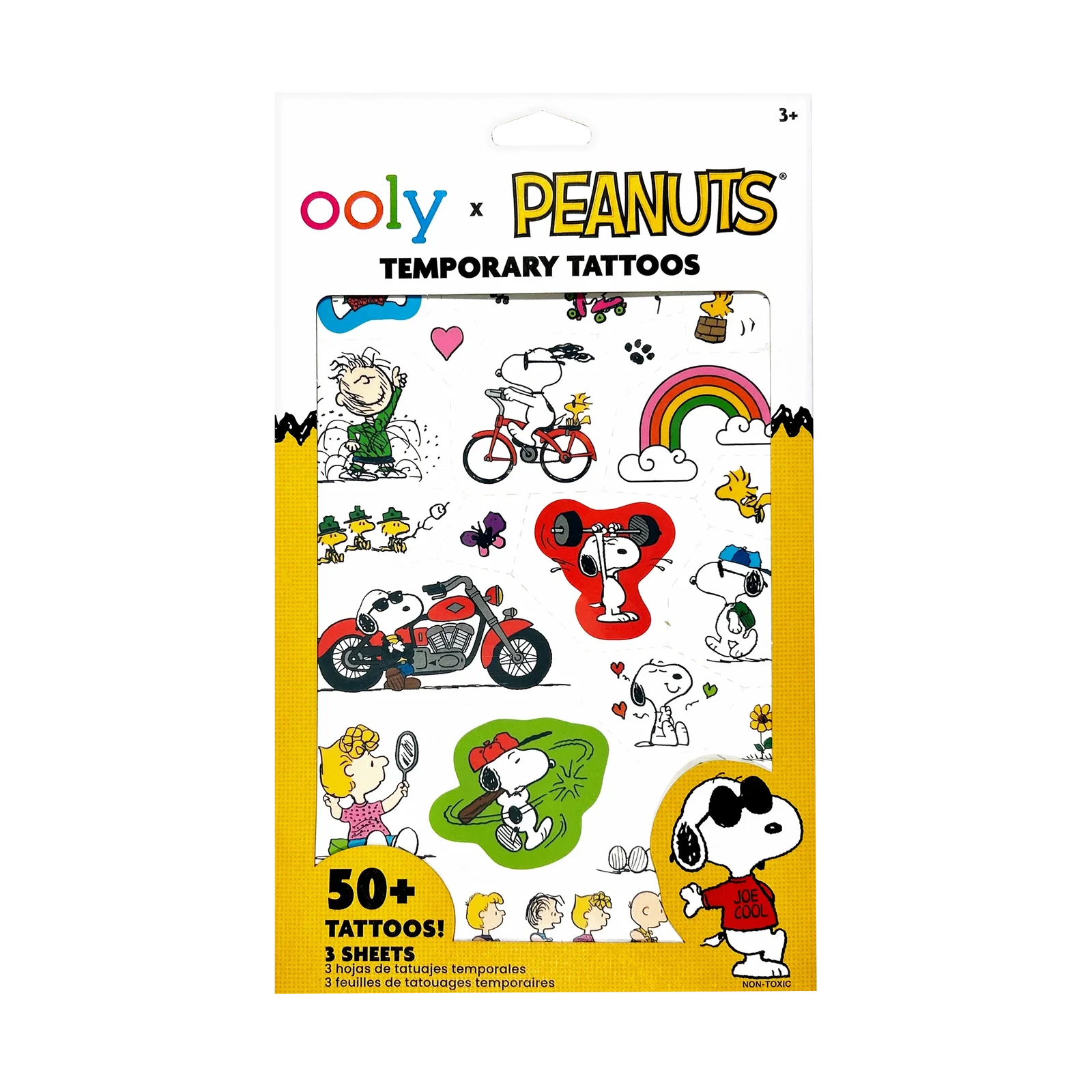 Image of OOLY x Peanuts Temporary Tattoos
