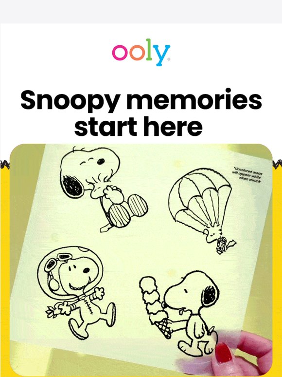 Snoopy Fans—It’s Time to Shop!