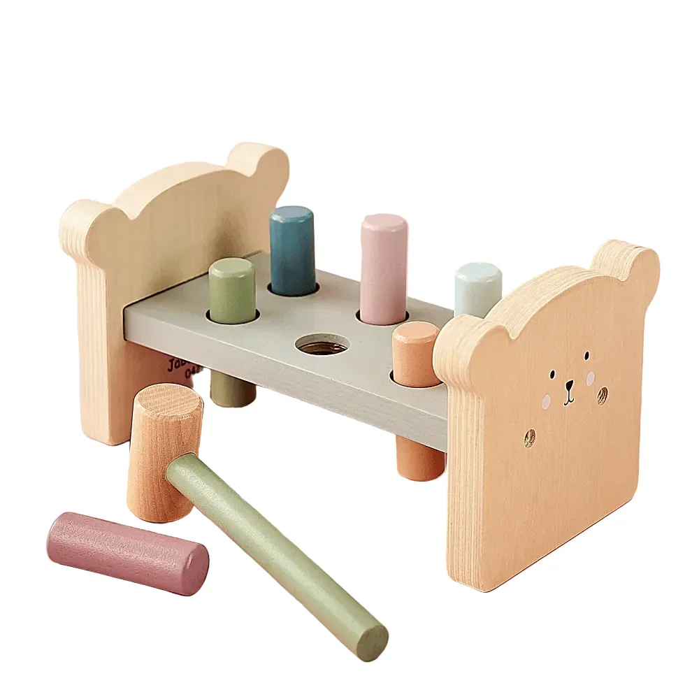 Image of JaBaDaBaDo Hammer Peg Teddy - Preorder