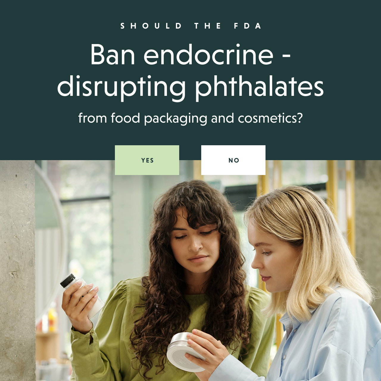 Ban phthalates from packaging? - YES / NO