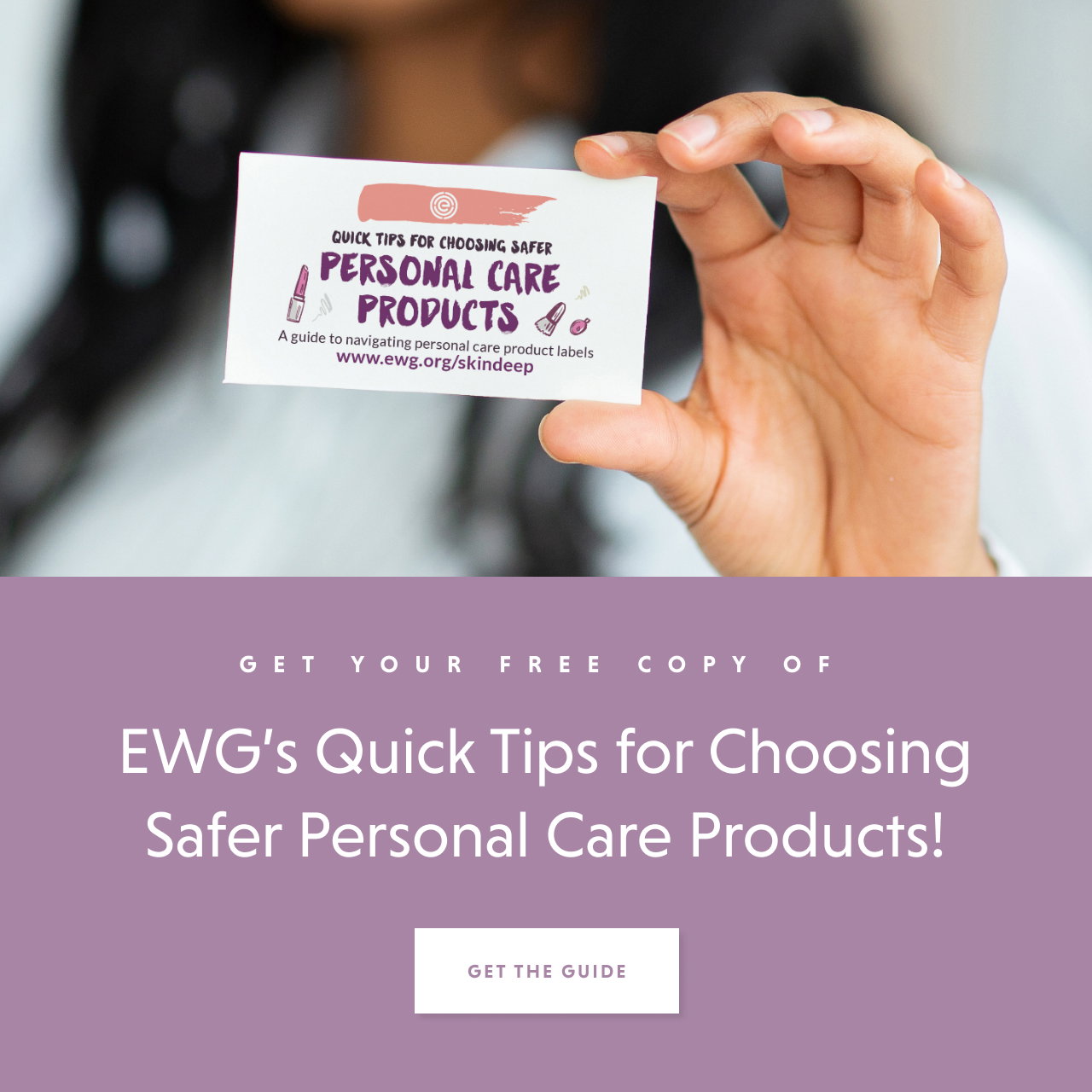 Tips for choosing personal care products - GUIDE