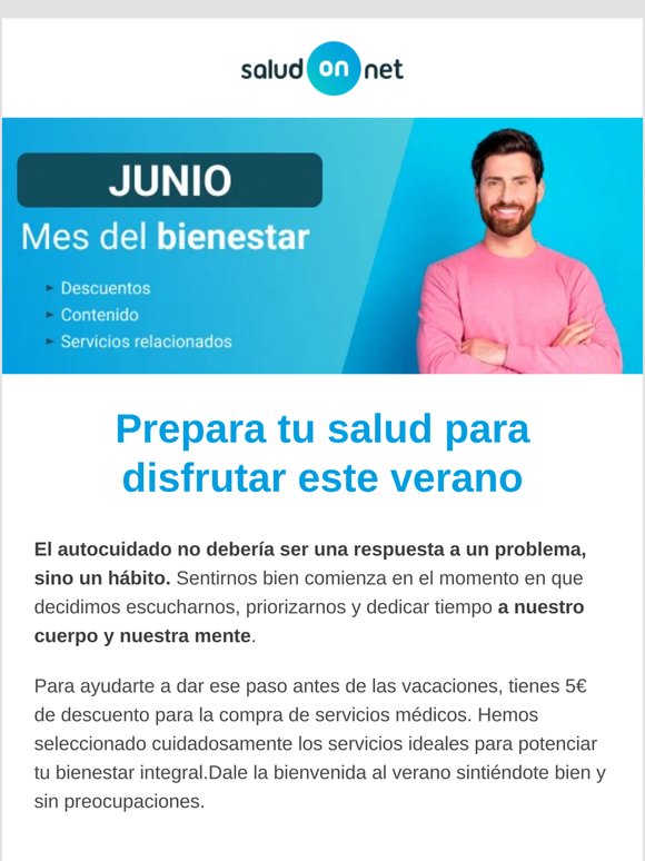 💙 Mes del bienestar - Descuentos y contenido solo para ti