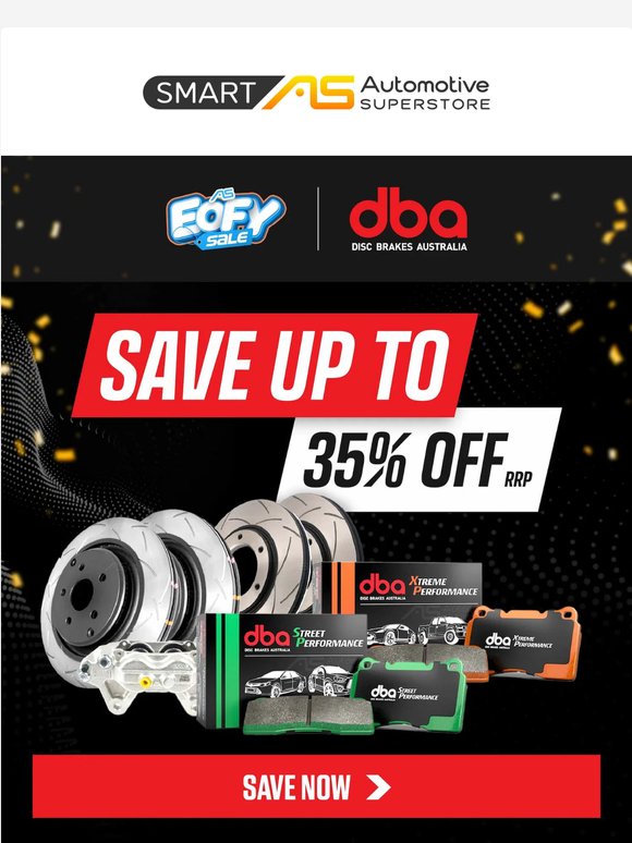 EOFY Deals have dropped for DBA Brakes! ⚡