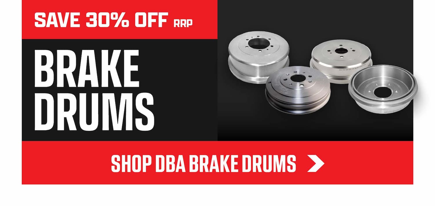 SAVE 30% OFF BRAKE DRUMS