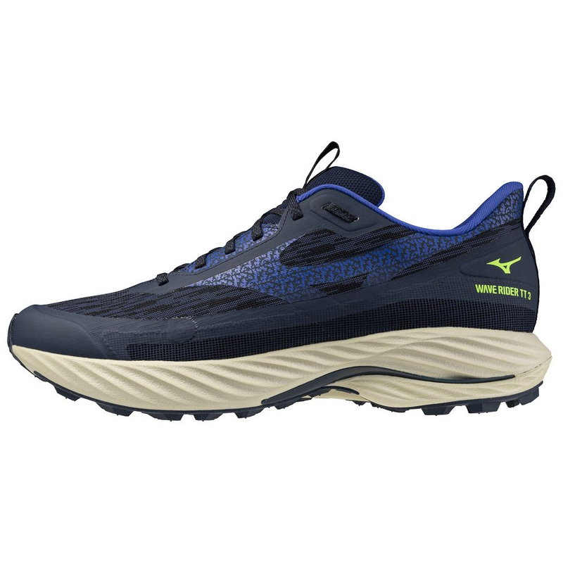 Zapatillas de running Wave Rider 3 Hombres (Azul)