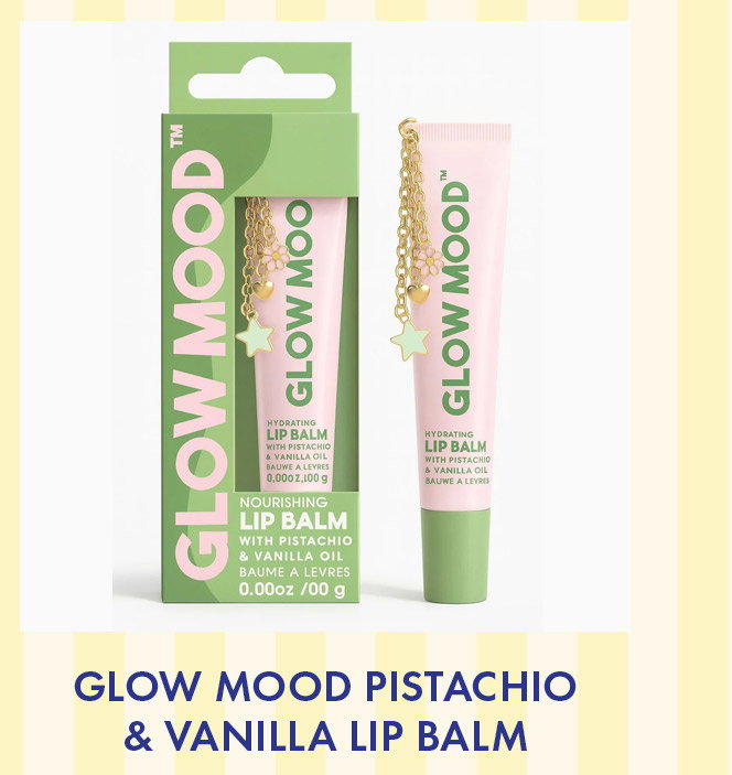 Glow Mood Pistachio and Vanilla Lip Balm