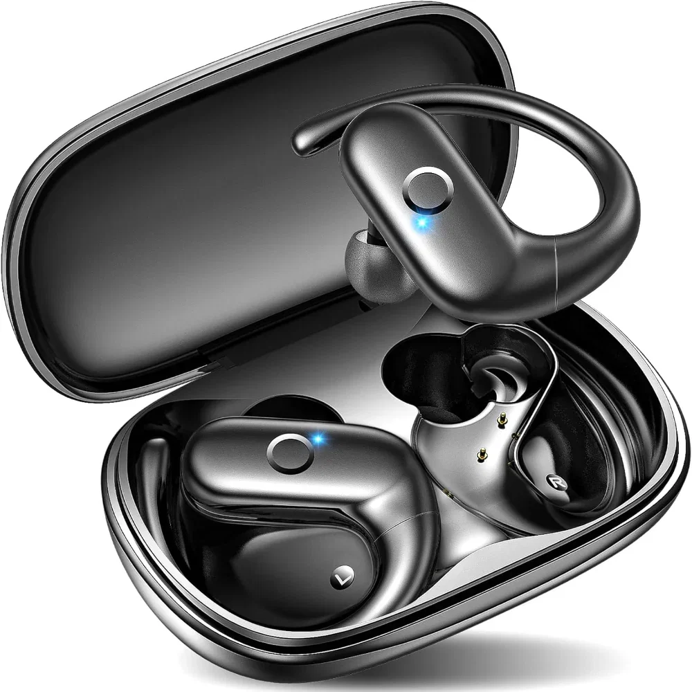 Wireless Earbuds Bluetooth Headphones - Over Ear Sport Ear hooks - Deep Bass and Long Playtime