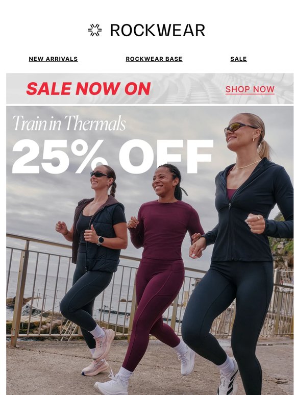 25% Off Bestselling Thermals 🔥