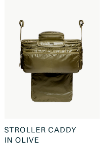 Stroller Caddy in Olive