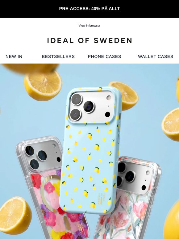 Få 40% rabatt på våra senaste skal
