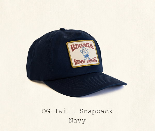 OG Twill Snapback - Navy