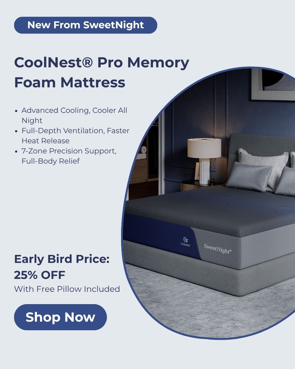 25% off on top of Up to 40% Off with free pillows