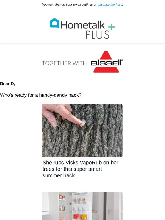 Rub Vicks VapoRub on your trees