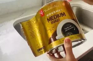Don't toss your leftover coffee cans before you see this gorgeous idea