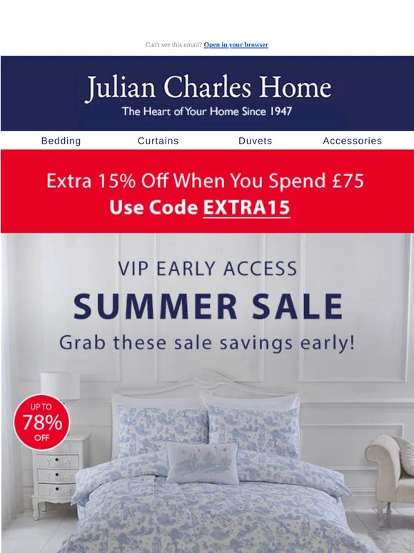 Summer Sale Offers So Good We Started Them Early