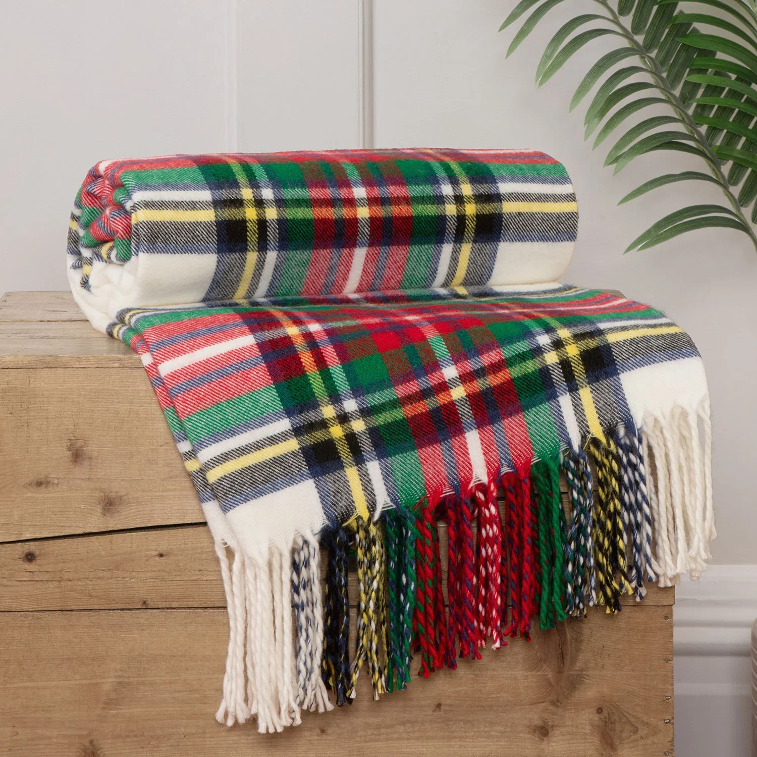Image of Morris Multi Check Throw (130cm x 150cm)