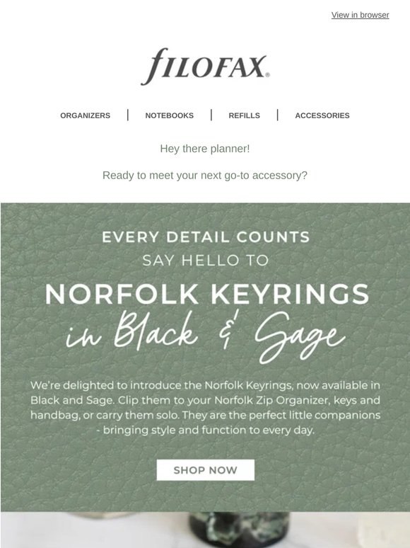 Norfolk Keyrings: A small accessory with a big statement!