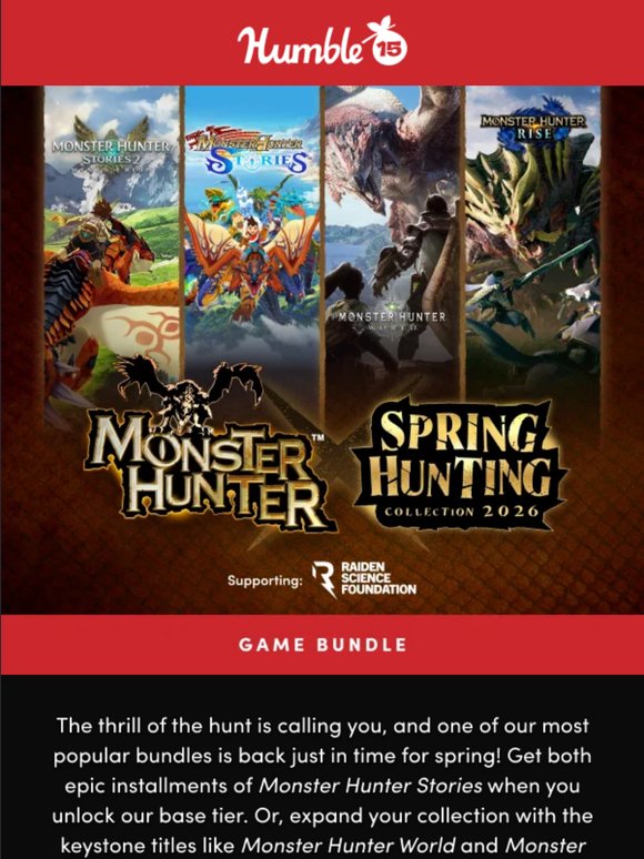 The hunt is ending! Grab the Monster Hunter bundle before it escapes!