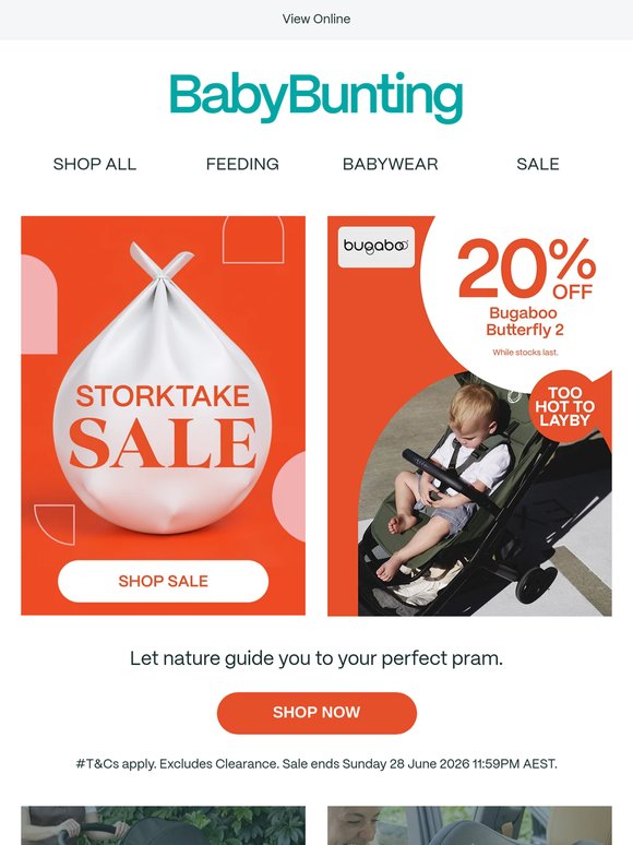 15% OFF Selected Pram Brands | Don't miss out