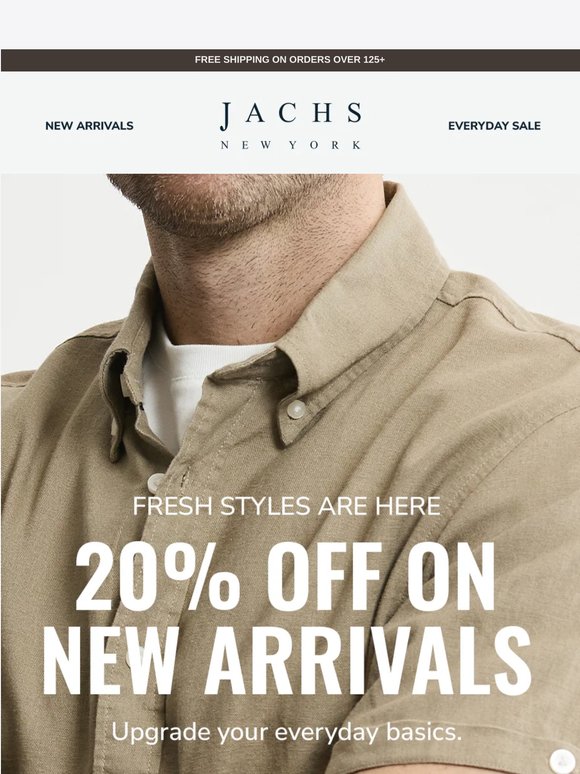 20% OFF NEW ARRIVALS is live 🚨