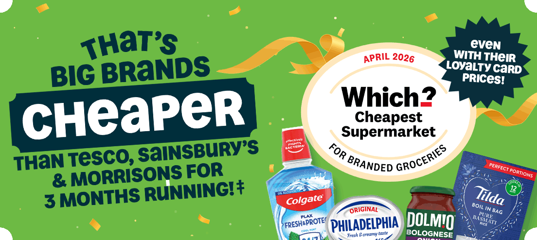 Which? certified cheaper than Tesco, Sainsbury's and Morrisons for 3 months running - Even with their loyalty card prices