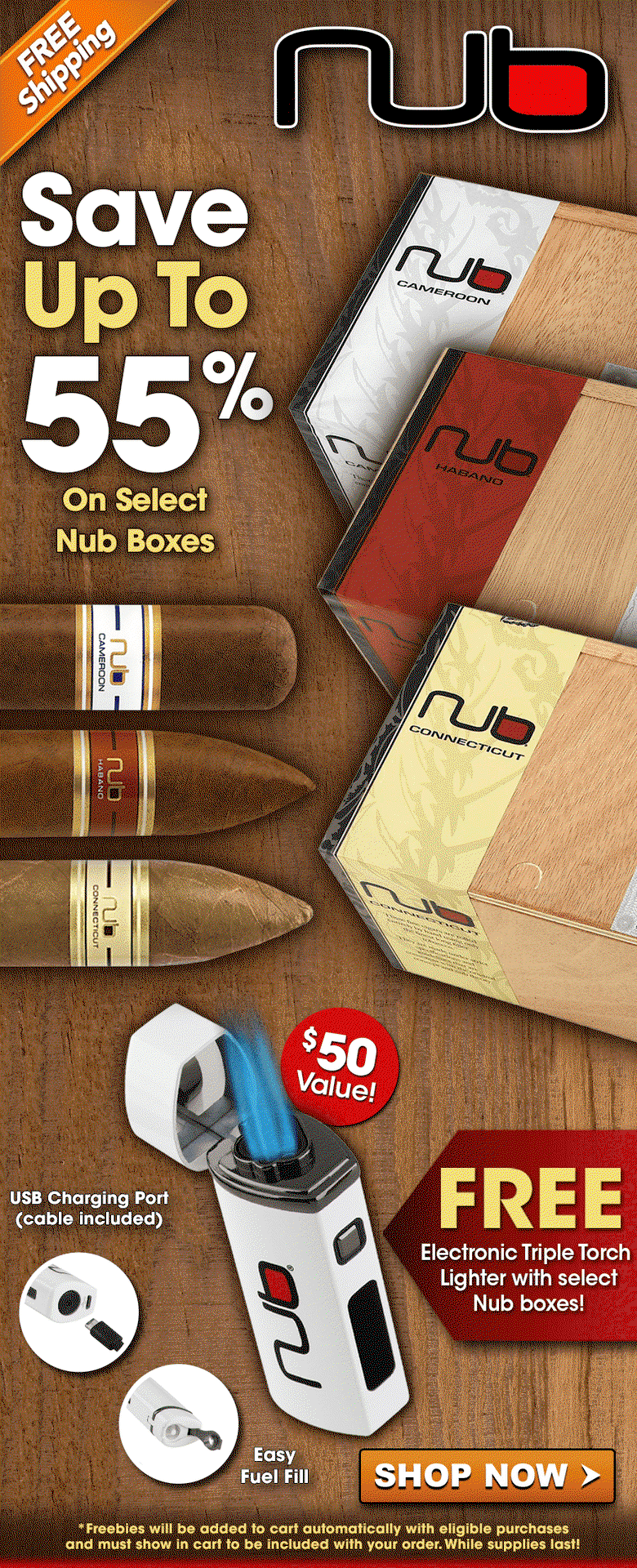 Nub Original Box Sale + Freebie Fest