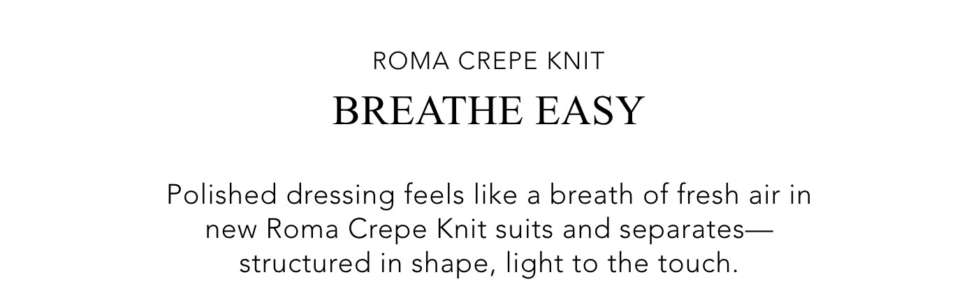 Roma Crepe Knit