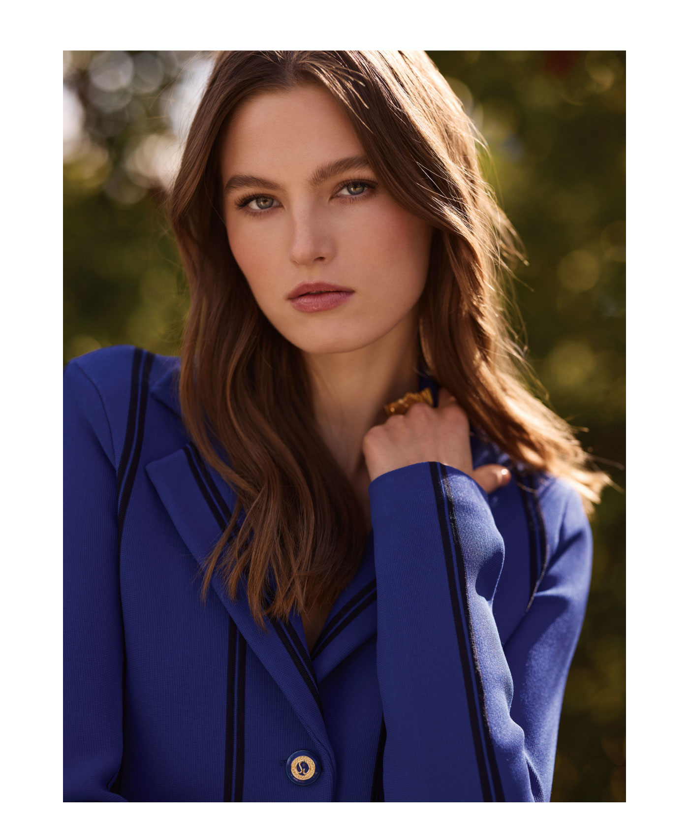 Carter Jacket In Roma Crepe Knit