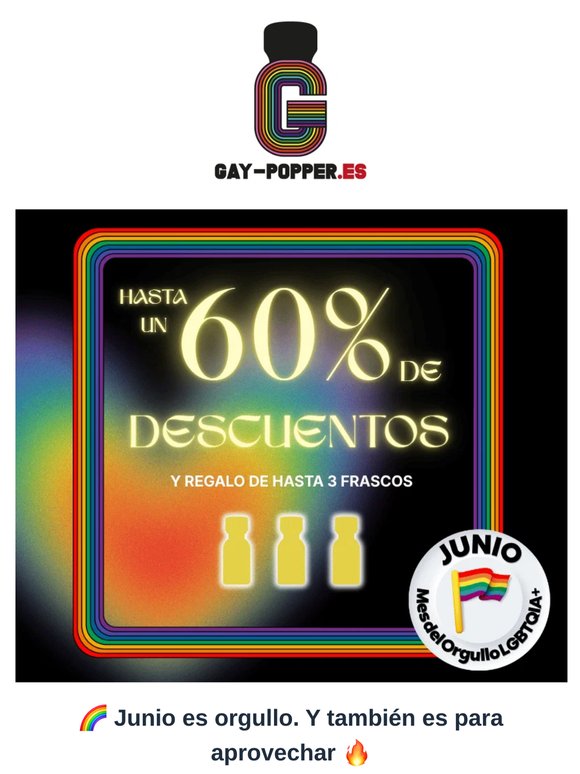 🌈 Junio es orgullo. Y también es para aprovechar