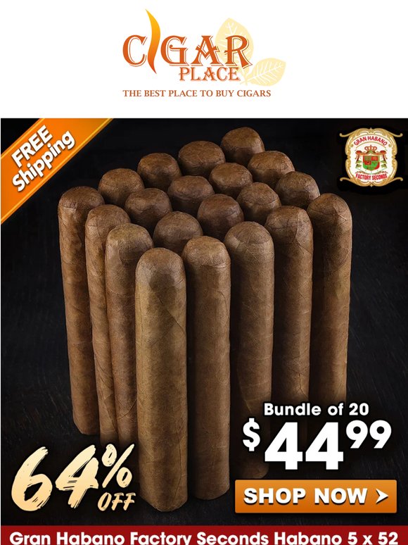 64% OFF Gran Habano Factory Seconds Habano!