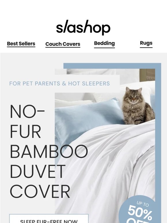 50% Off Summer Duvet Cover? Your Bed Says Yes😍