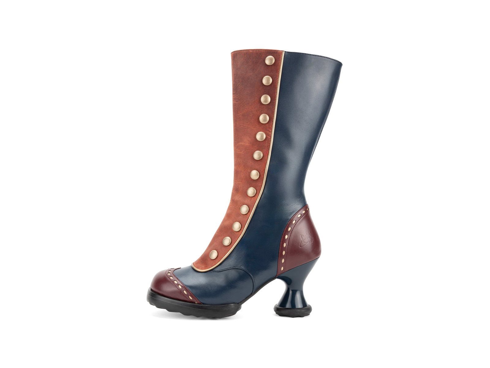 The Babycake | Navy/Brown
