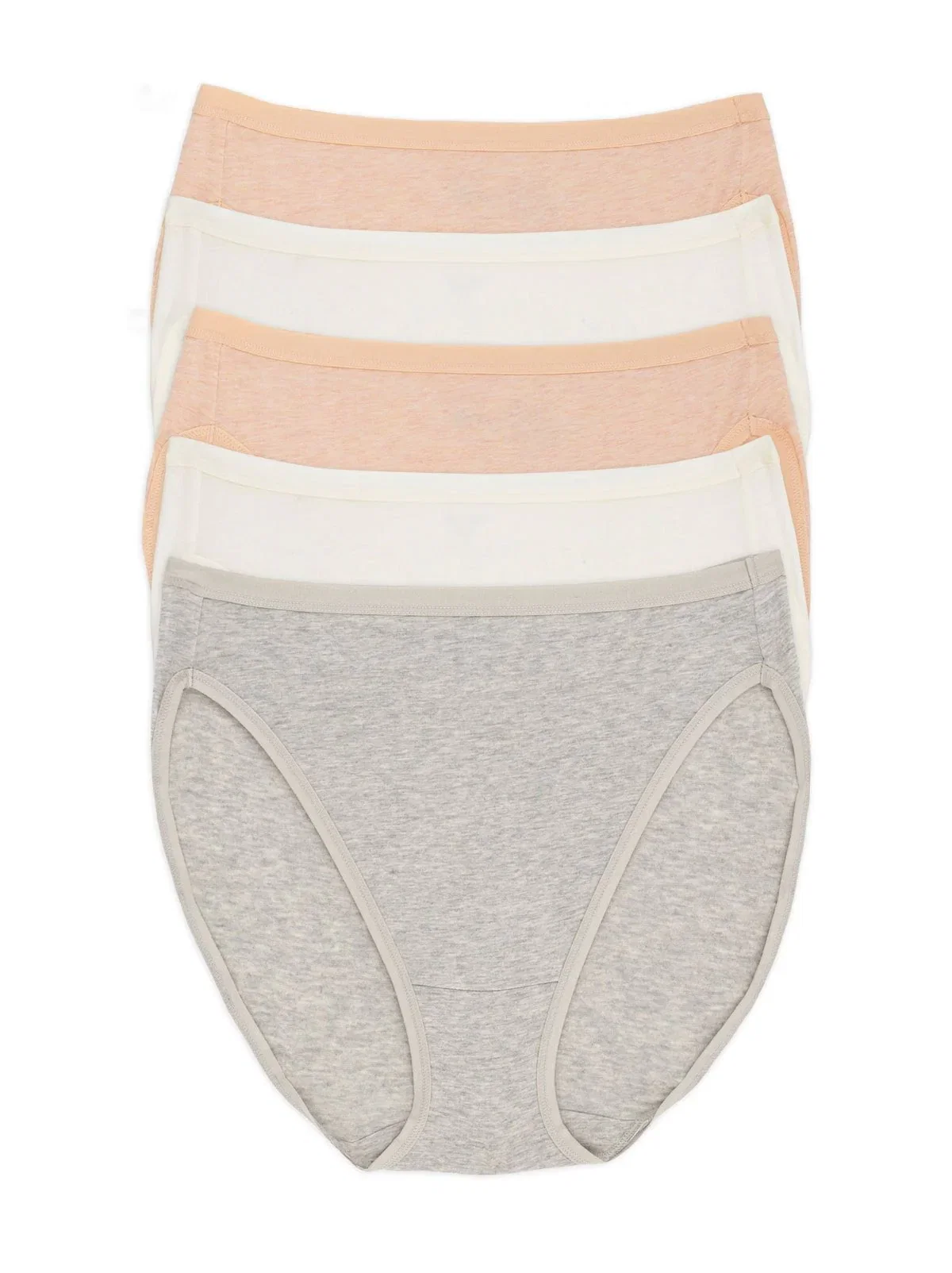 Image of Organic Cotton Stretch Hi-Cut Panty 5-Pack