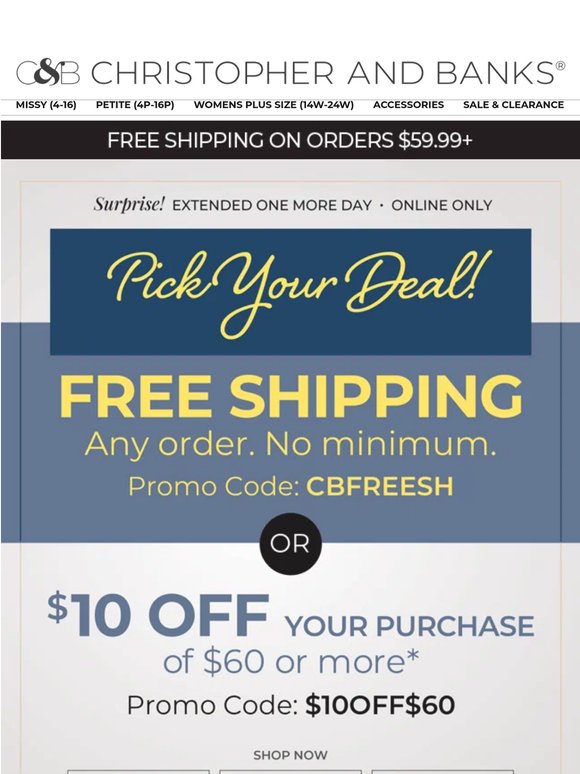 Didn’t Get Your Deal? There’s Still Time to Save